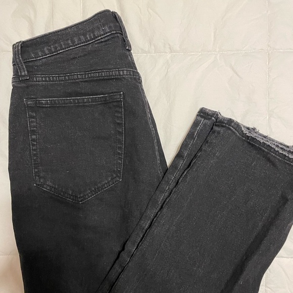 Curve Love Ultra High Rise Ankle Straight Jean in Black size 29 - Picture 5 of 5